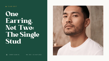 One Earring, Not Two: The Single Stud Club Edit cover, Carat Club Co.