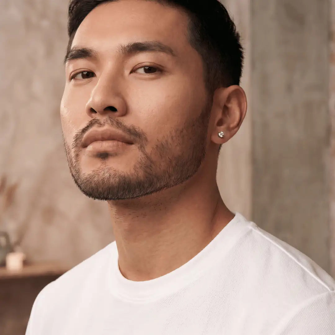 MEN Lab-Grown Diamond Stud Earrings | D Color VS1 | IGI Certified | Carat Club Co. Carat Club Co. Stud m3s0x4-xe.myshopify.com men-lab-grown-diamond-stud-earrings-d-color-vs1-igi-certified-carat-club-co    