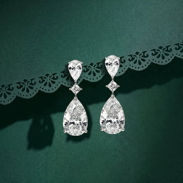 Aria Diamond Cascade Drop Earrings Carat Club Co. Earrings Carat Club Co. aria-diamond-cascade-drop-earrings