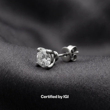 Vanguard Men's Diamond Solitaire Studs Carat Club Co. Stud Carat Club Co. vanguard-mens-diamond-solitaire-studs