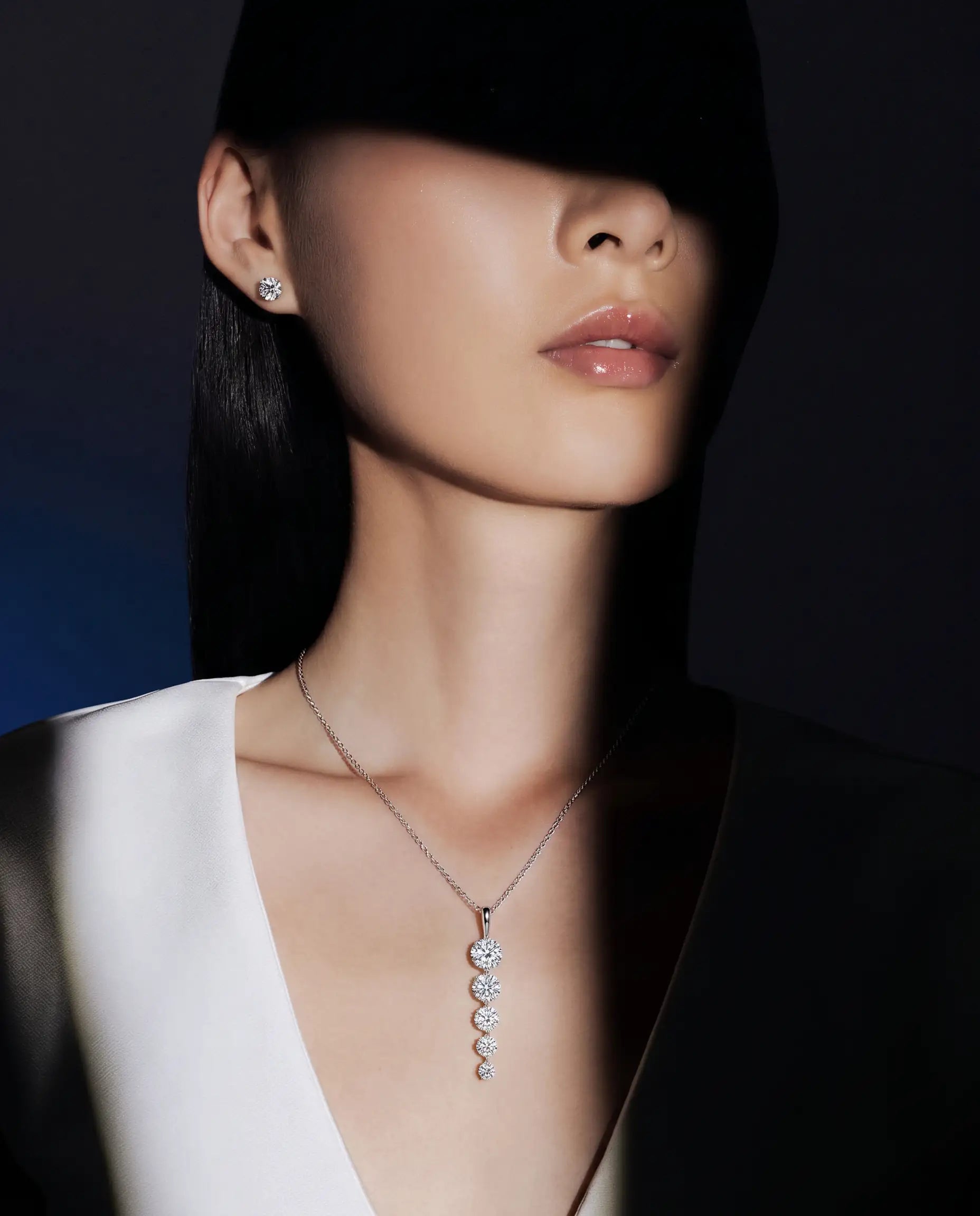4.5ct The Rhapsody 5-Stone Diamond Pendant Necklace | IGI Certified Carat Club Co. Necklaces Carat Club Co. 4-5ct-the-rhapsody-5-stone-diamond-pendant-necklace-igi-certified    