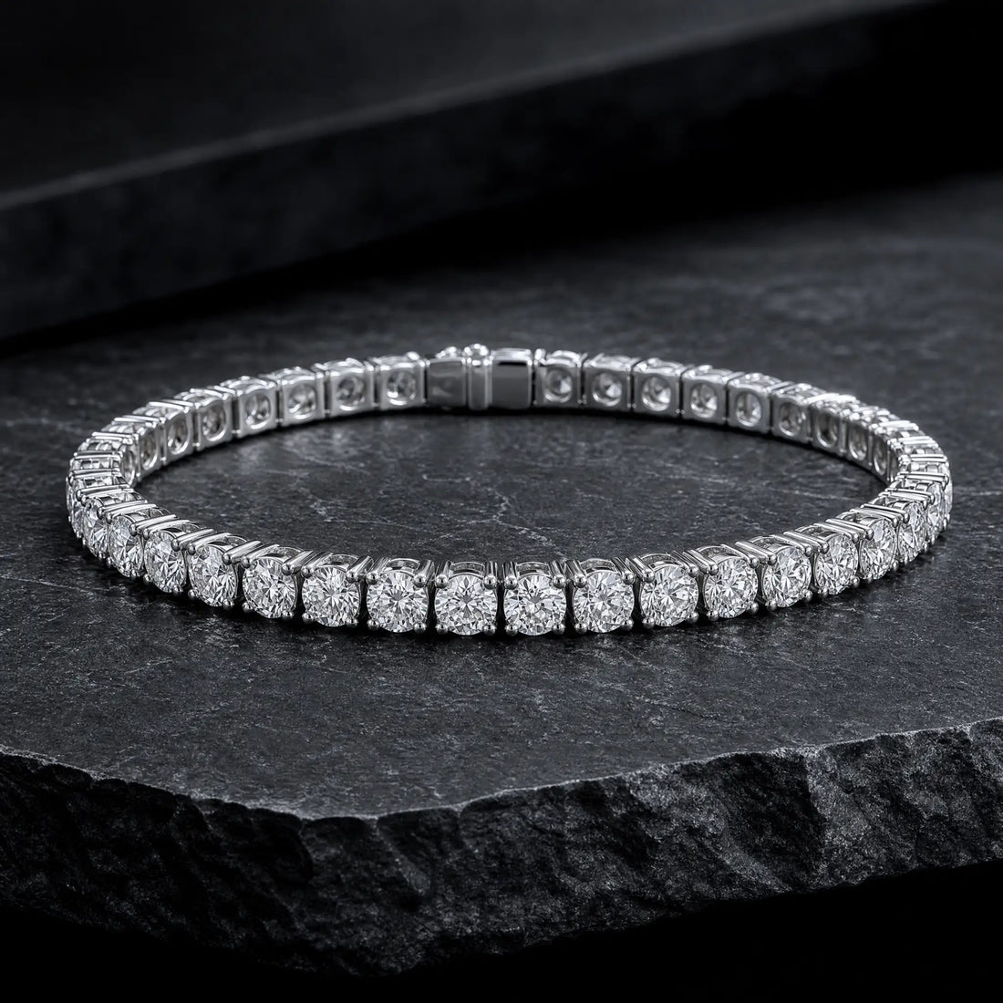 MEN Lab-Grown Diamond Tennis Bracelet | D Color VVS2 Carat Club Co. Bracelet Carat Club Co. 0-05-1ct-lab-grown-diamond-tennis-bracelet-d-color-vs1-3-25-35ctw-copy    