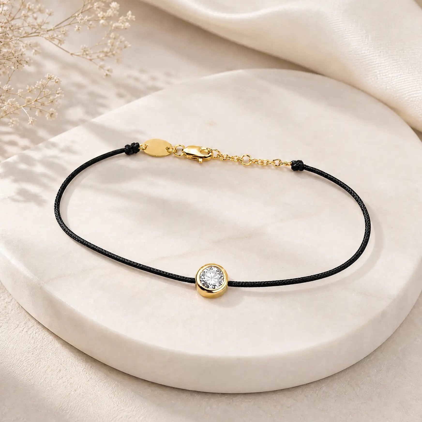 1ct The Token Diamond Cord Bracelet | D color VVS2 | IGI Certified Carat Club Co. Bracelet Carat Club Co. 1ct-the-token-diamond-cord-bracelet    