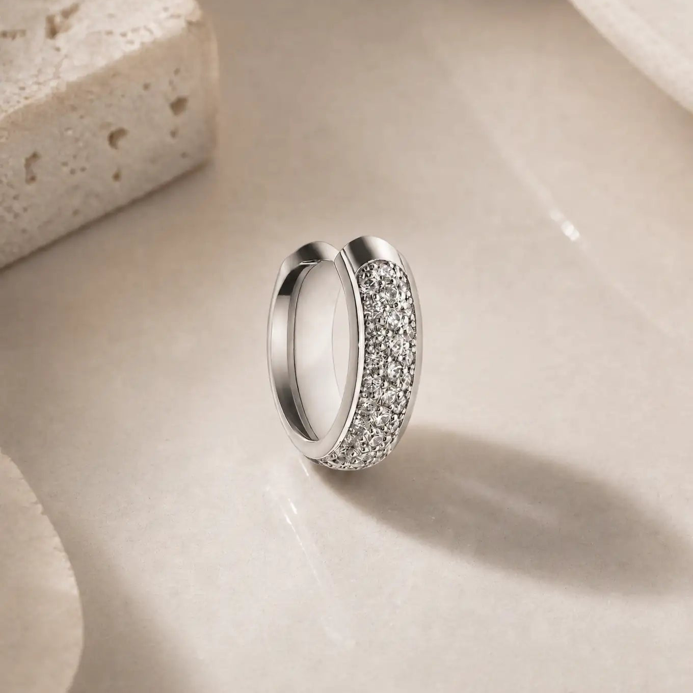 The Continuum Pavé Ear Cuff Carat Club Co. Bracelet Carat Club Co. 1ct-the-token-diamond-cord-bracelet-d-color-vvs2-igi-certified-copy    