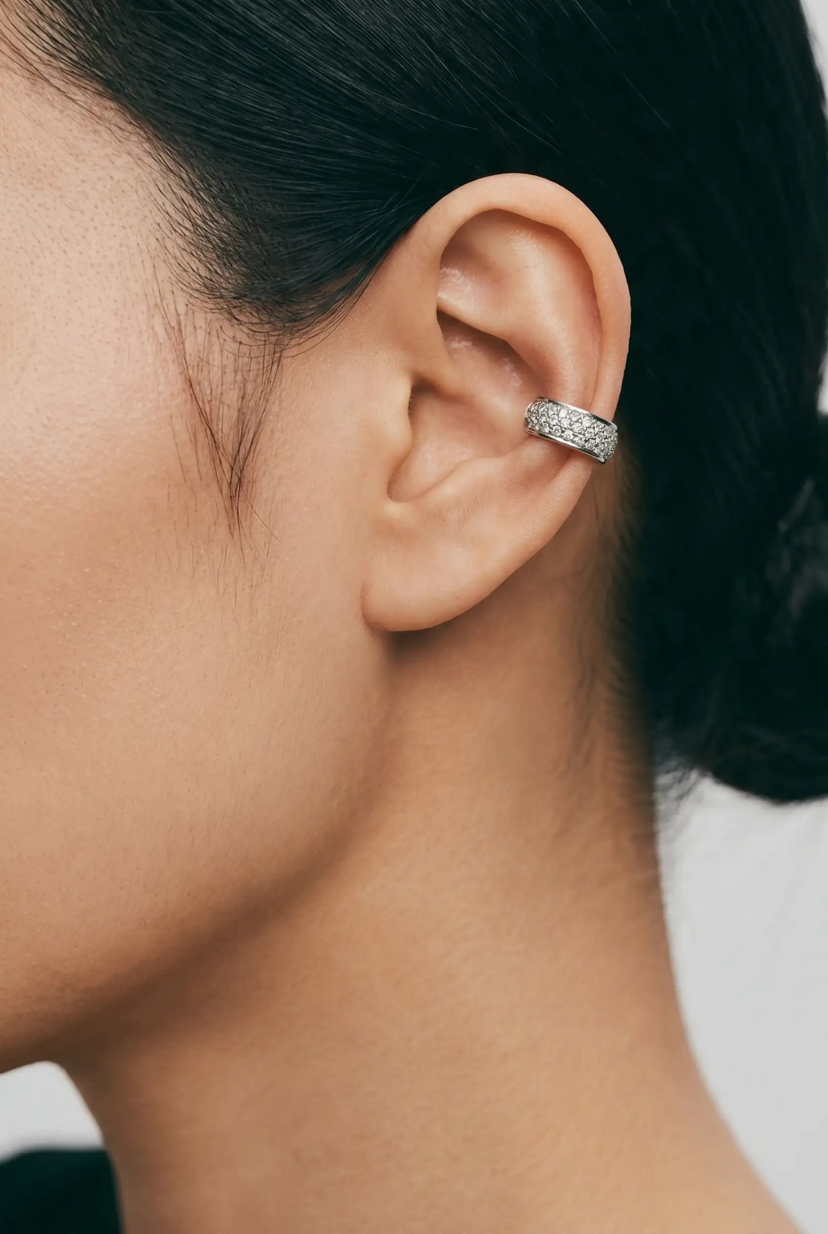 The Continuum Pavé Ear Cuff Carat Club Co. Bracelet Carat Club Co. 1ct-the-token-diamond-cord-bracelet-d-color-vvs2-igi-certified-copy    