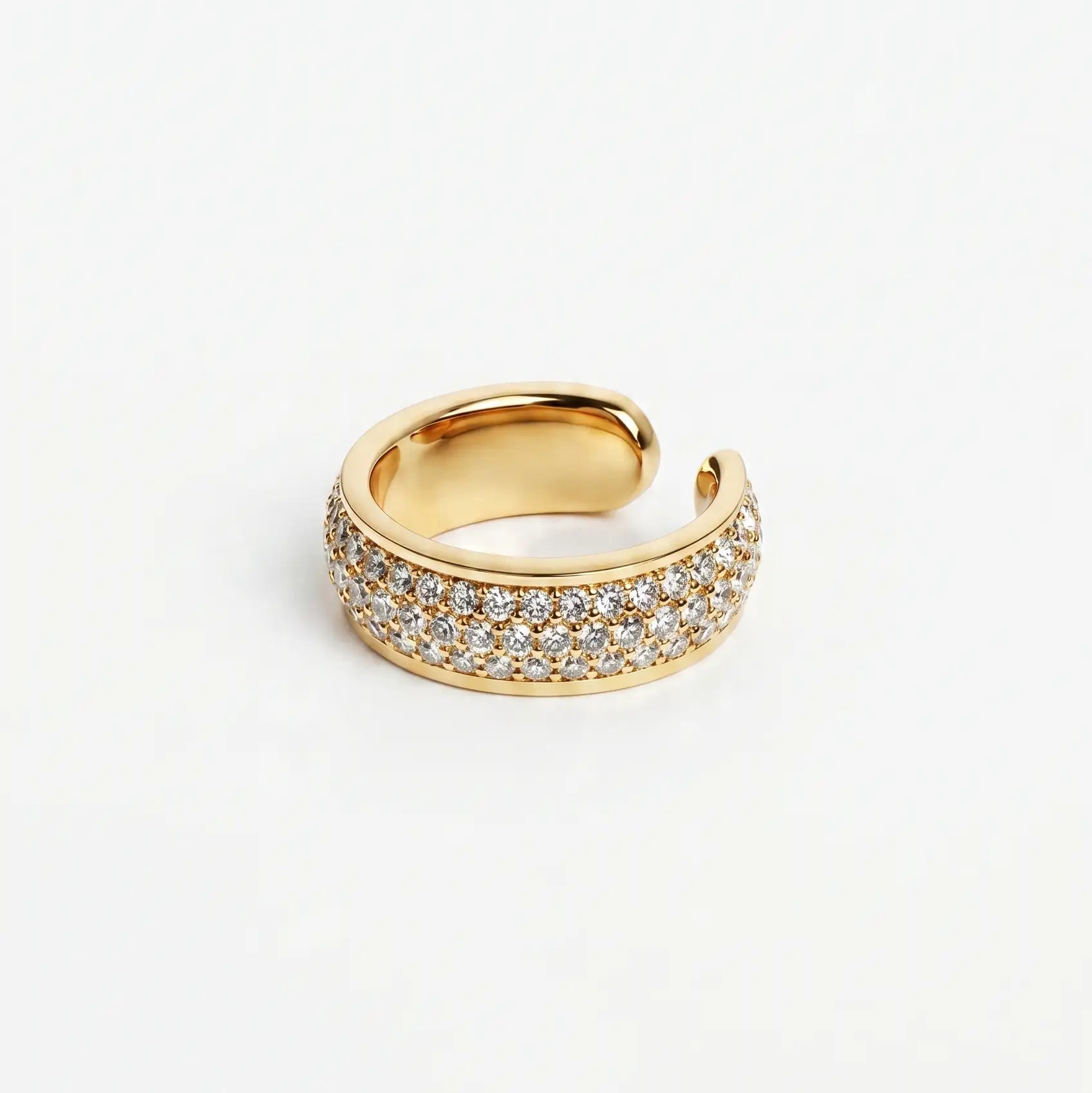 The Continuum Pavé Ear Cuff Carat Club Co. Bracelet Carat Club Co. 1ct-the-token-diamond-cord-bracelet-d-color-vvs2-igi-certified-copy 9K Yellow Gold / Single 9K Yellow Gold Single 